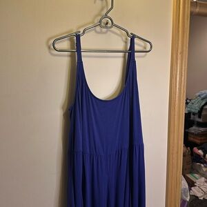Purple skater dress